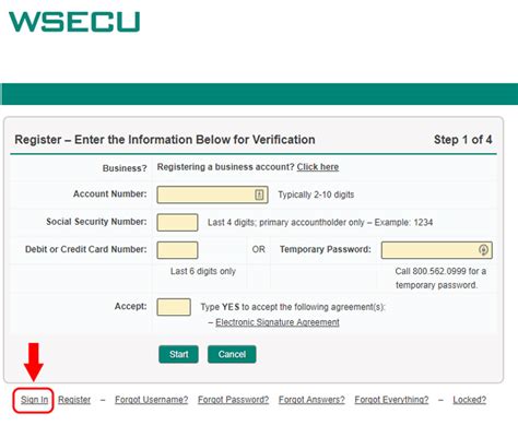 wsecu loan login