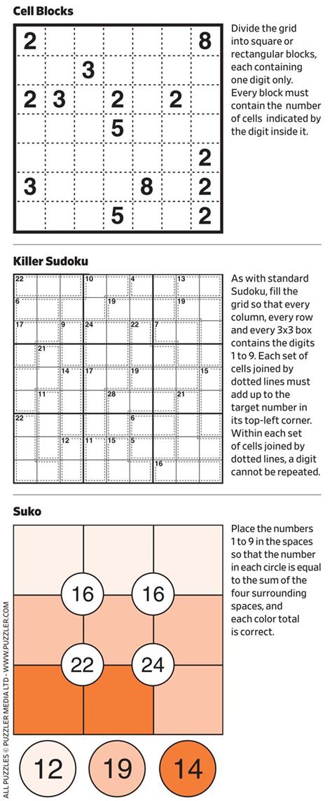 wsj number puzzles july 15 2023