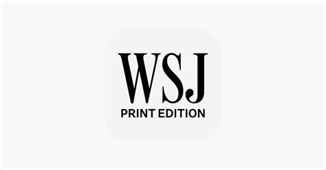 wsj print edition online