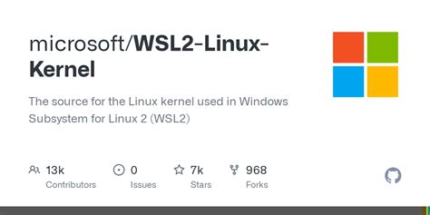 wsl 2 linux kernel github