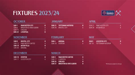 wsl 2023 24 fixtures