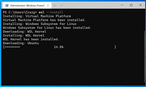 wsl install not working