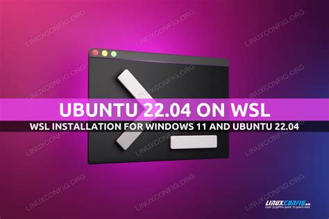 wsl ubuntu 22.04 install