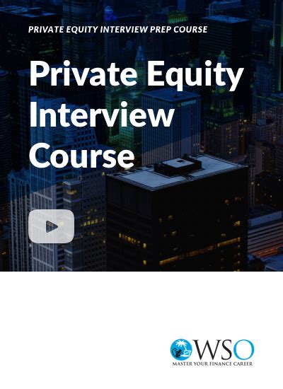 wso private equity course