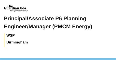 Wsp Planning Engineer