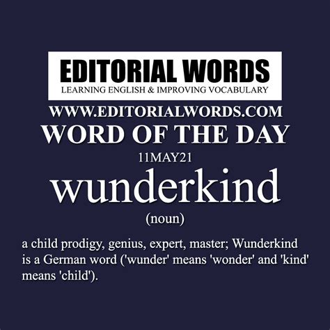 wunderkind meaning in english