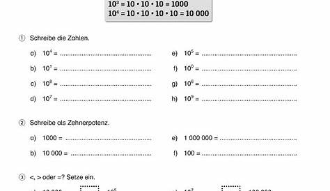 Arbeitsblatt: Test Potenzen/ Wurzeln - Mathematik - Anderes Thema