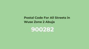 wuse zone 2 post code