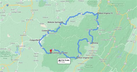 Wv Hellbender Motorcycle Ride Map