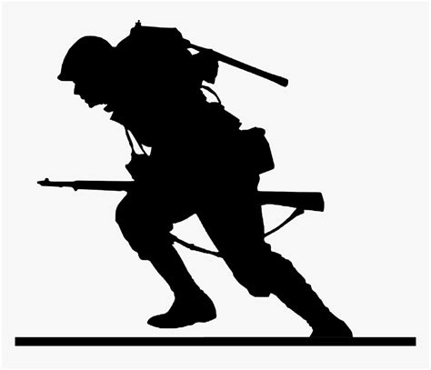 ww2 soldier silhouette images