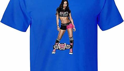 I love her new T-shirt! AJ looking so beautiful! :) Wrestling Stars