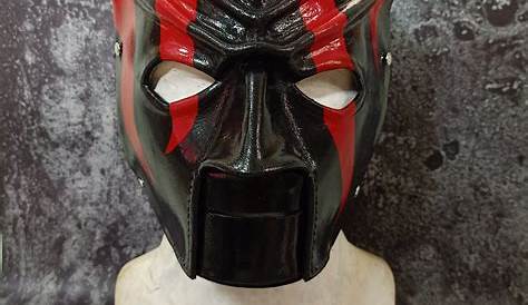 WWF / WWE Leather KANE wrestling mask Replica | Etsy