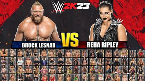 WWE 2K22 roster