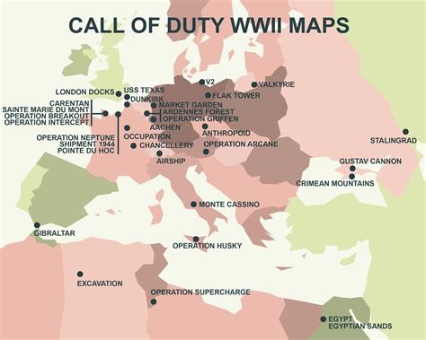 Call Of Duty WW2 Multiplayer Maps