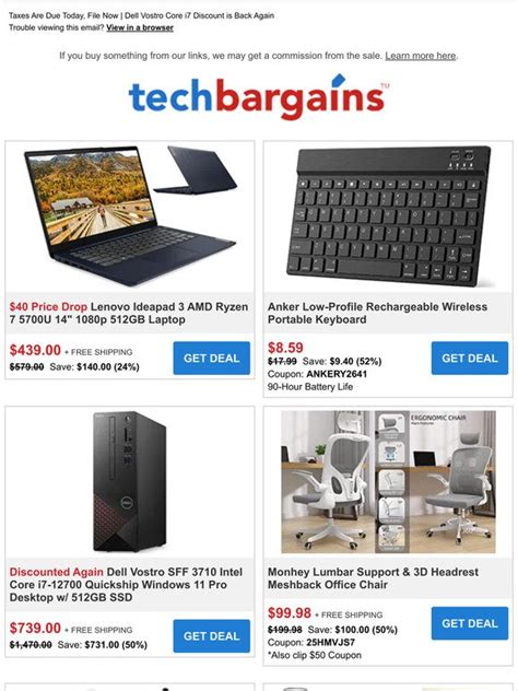 www techbargains com laptops