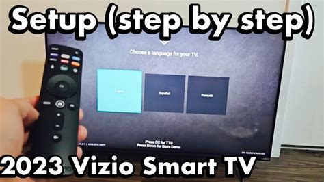 2023 Vizio Smart TV How to Setup (step by step) YouTube