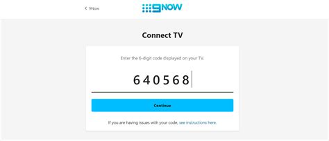 www.9now.com.au connect your tv