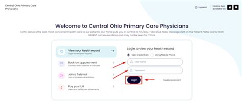 www.copcp.com - patient portal log-in