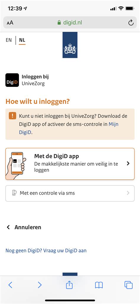 www.digid.nl inloggen