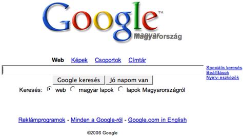 www.google.hu magyarul