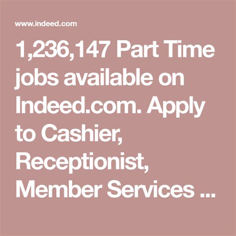 www.indeed.com part time jobs