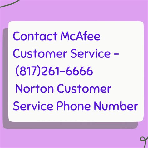 www.mcafee.com customer service phone number