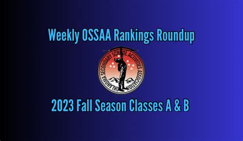 www.ossaa.com rankings