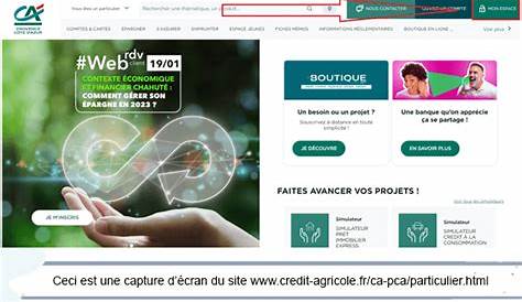 Mon compte en ligne CA PCA – www.ca-pca.fr - Mon Compte Epargne