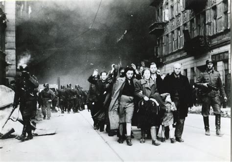 wybuch powstania w getcie warszawskim