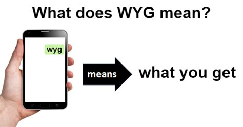 wyg slang