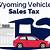 wyoming vehicle sales tax calculator