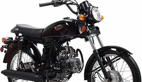 125cc Cafe Cruiser Racer Gas Bike Bicycle Style Motorcycle with Manual Tra