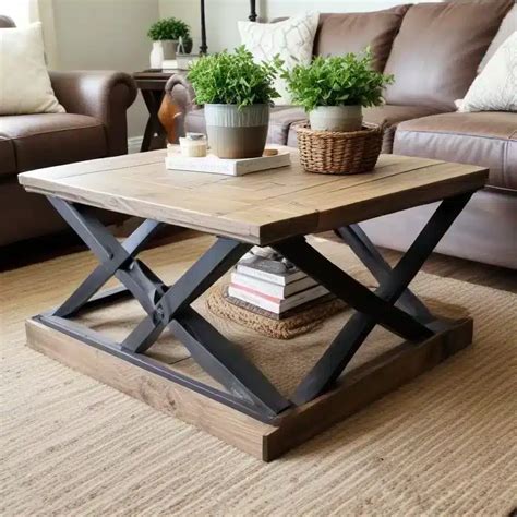 X Base For Coffee Table