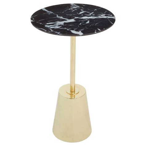 X Gold Base Side Table