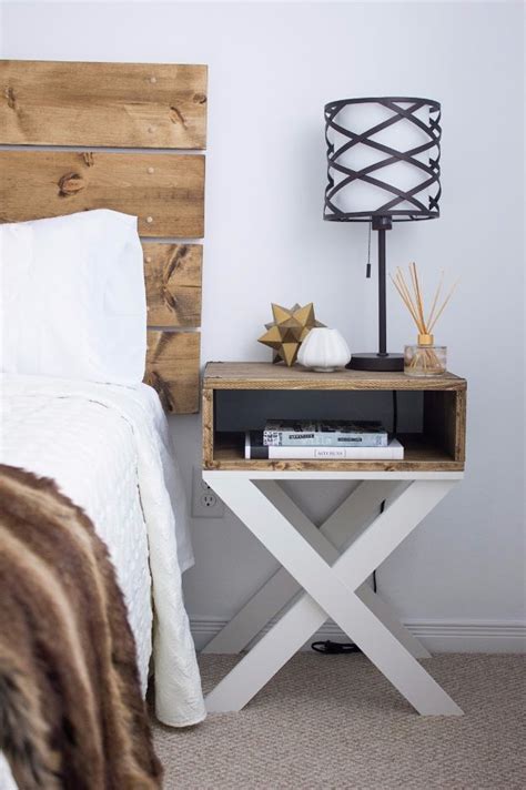X Shaped Nightstand