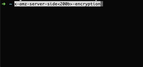 X-Amz-Server-Side-Encryption Header Is Not Supported For This Operation