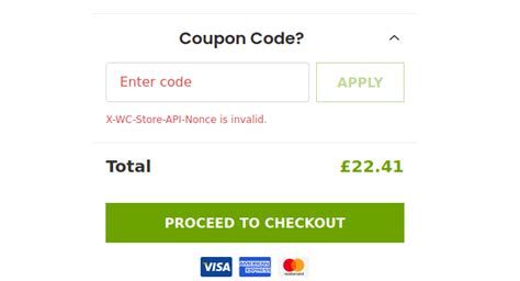 X-Wc-Store-Api-Nonce Is Invalid