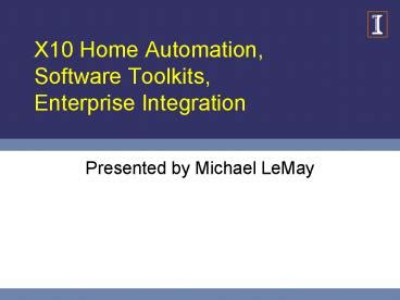 X10 Automation Software