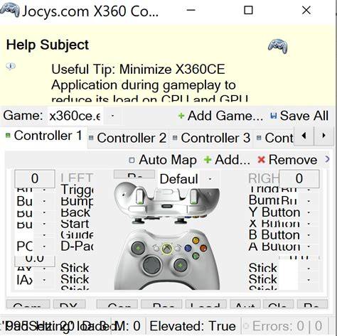 Interface x360ce