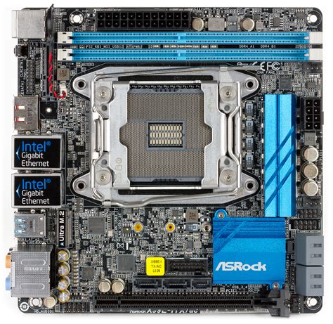 ASRock X99EITX/AC MiniITX Motherboard Intel X99, LGA 20113 Socket