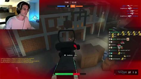 xQc Crushes Children In Roblox - YouTube