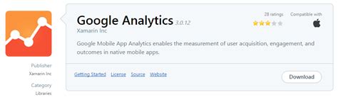 Xamarin Forms Google Analytics