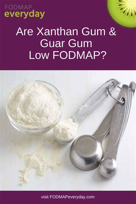 xanthan gum fodmap
