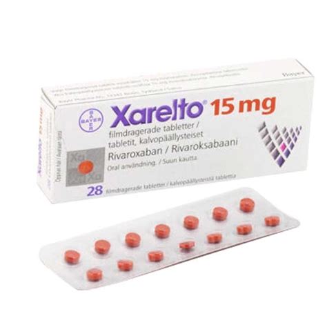 xarelto 15 mg pill