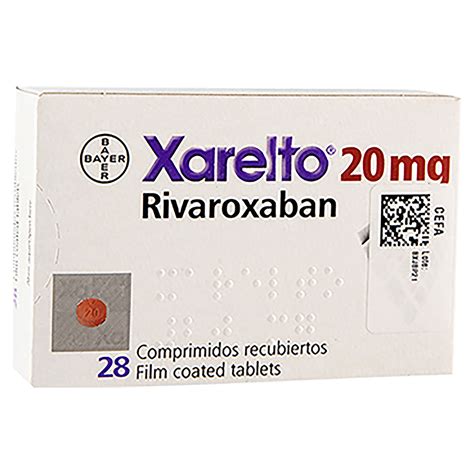 xarelto 20 mg precio