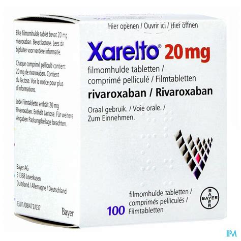 xarelto 20 mg wirkstoff