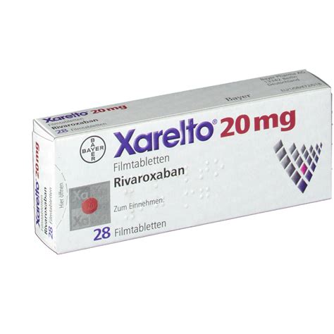 xarelto 20 mg wirkung