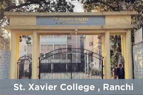 xavier's college ranchi admission