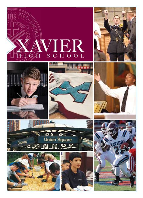 xavier high school admissions