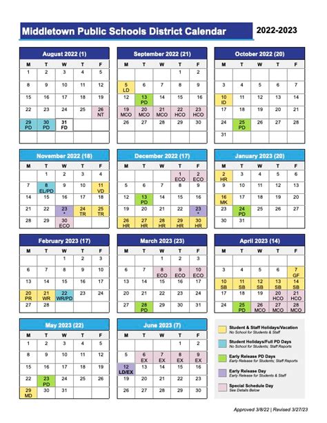 xavier high school middletown ct calendar